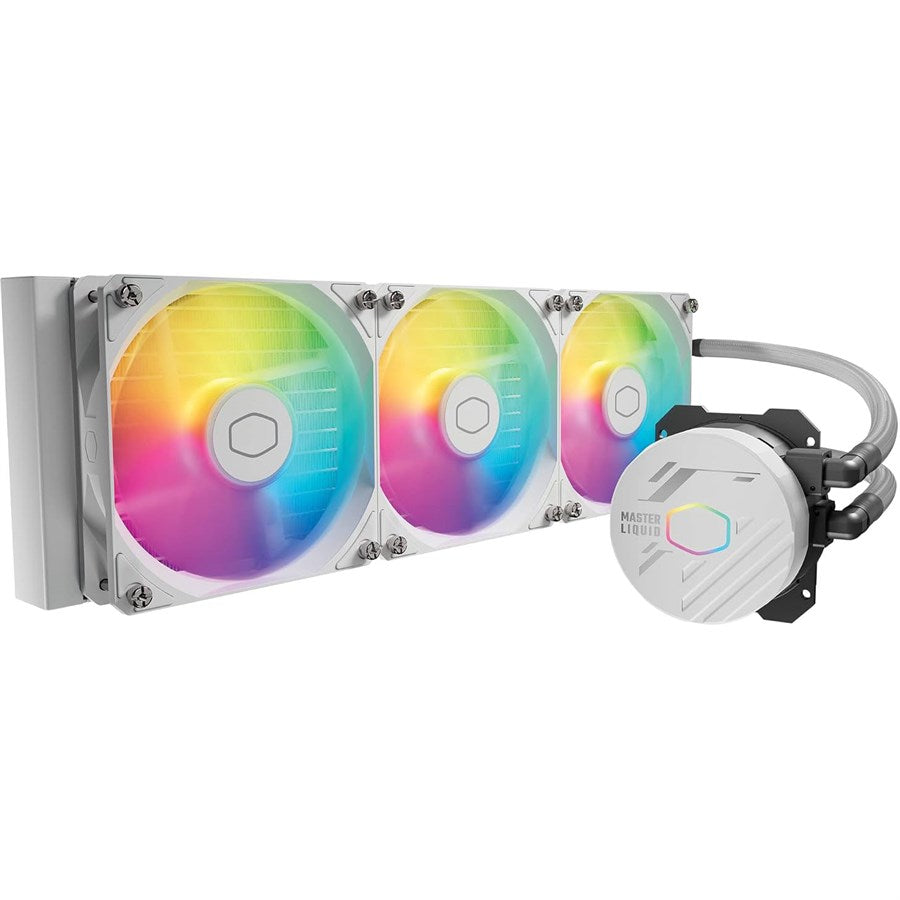 Cooler Master Liquid Cooler 360L MASTERLIQUID CORE ARGB White Cooler Master Liquid Cooler 360L MASTERLIQUID CORE ARGB White